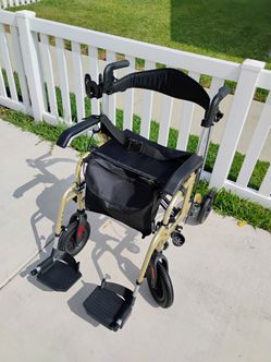 ADULT ELENKER WALKER & HYBRID WHEELCHAIR