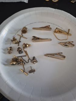 Vintage Tie Clips and tie pins Lot
