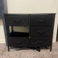 5 Drawer Fabric Dresser