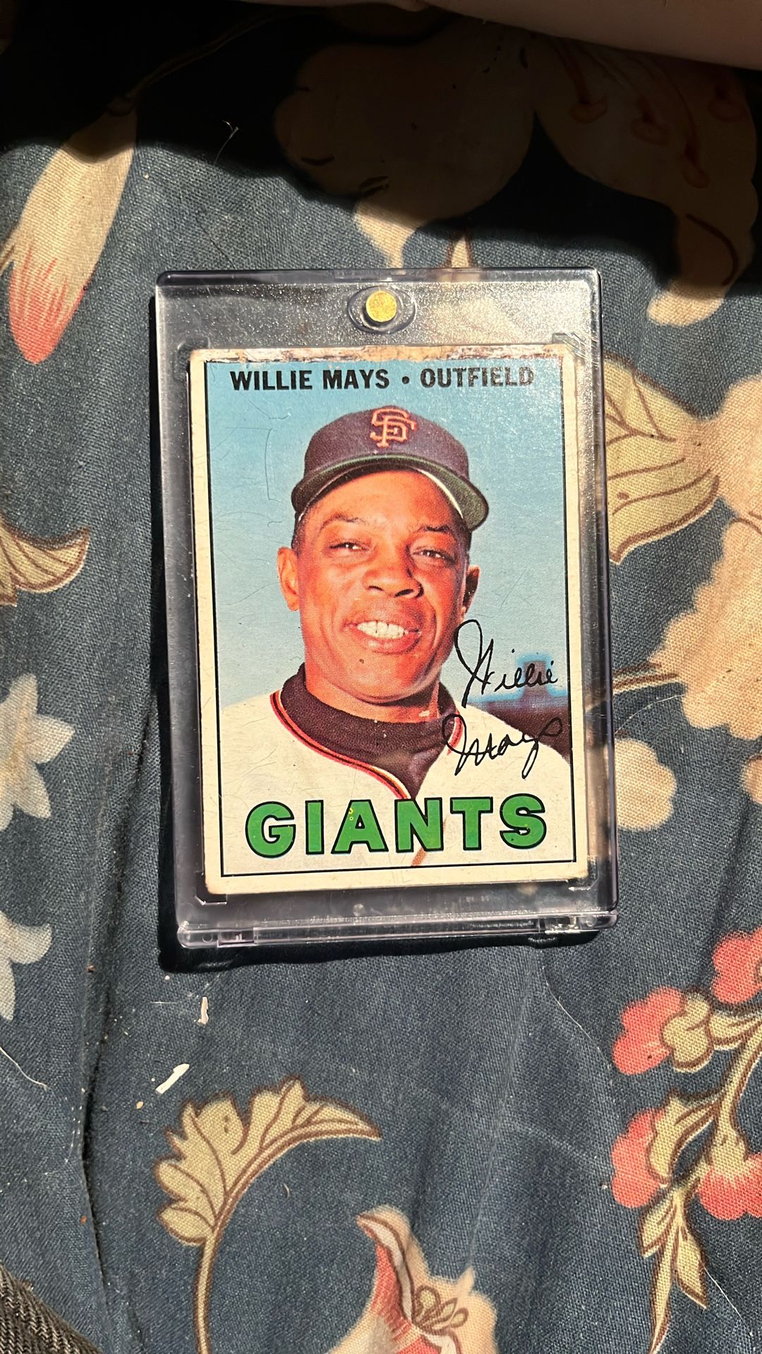Willie Mays Baseball Card