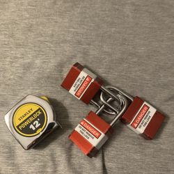 3 Locks And Key. I’ll Throw In Measuring Tape