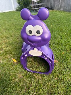 Purple Kids Crawl-Through Tunnel Toy