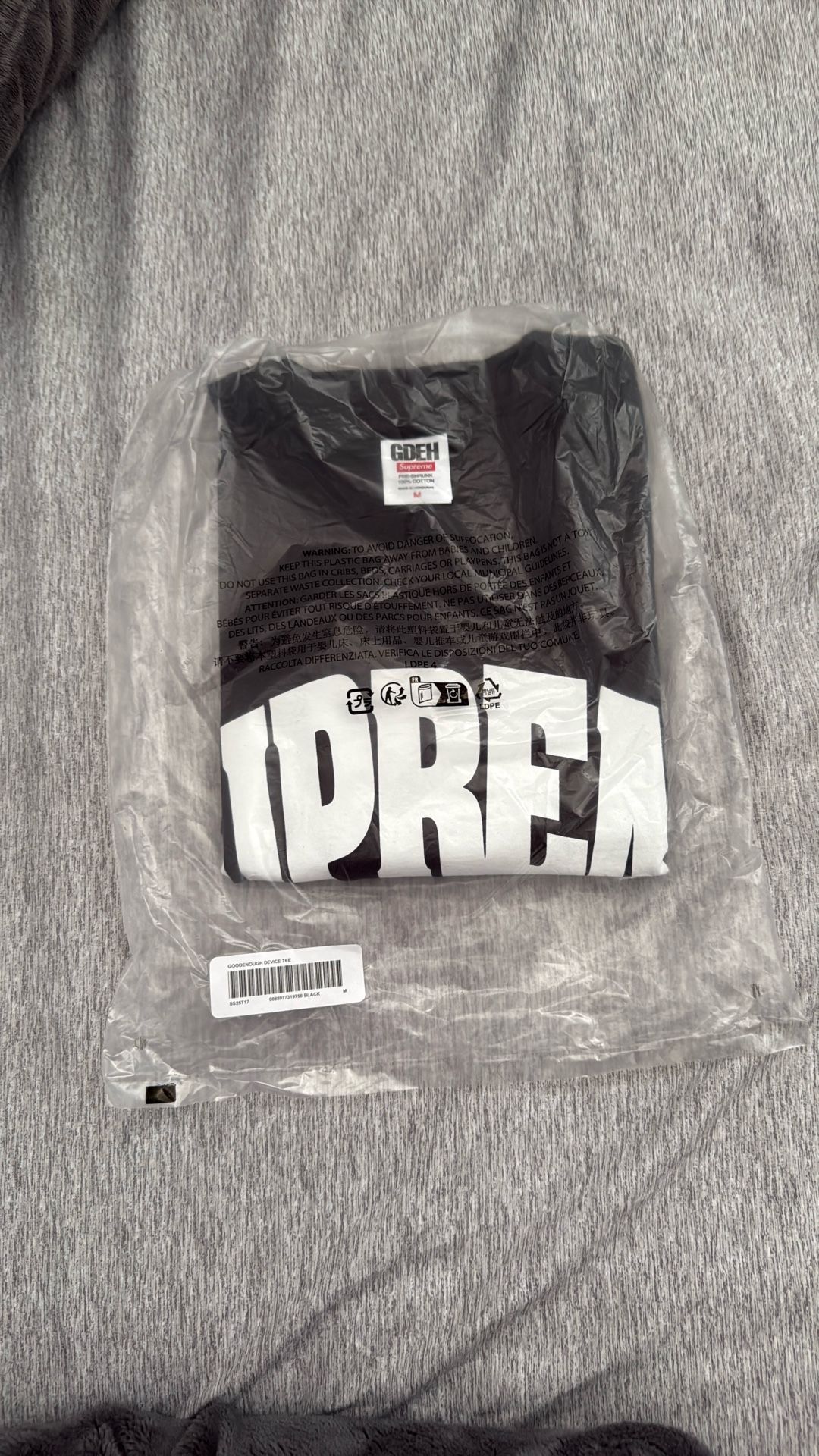 Supreme GOODENOUGH Device Tee Navy