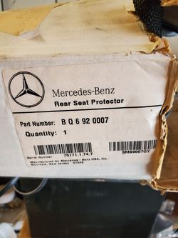 Mercedes Benz Rear Seat Protector New