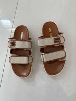 Mui Mui Slides Size 7.5