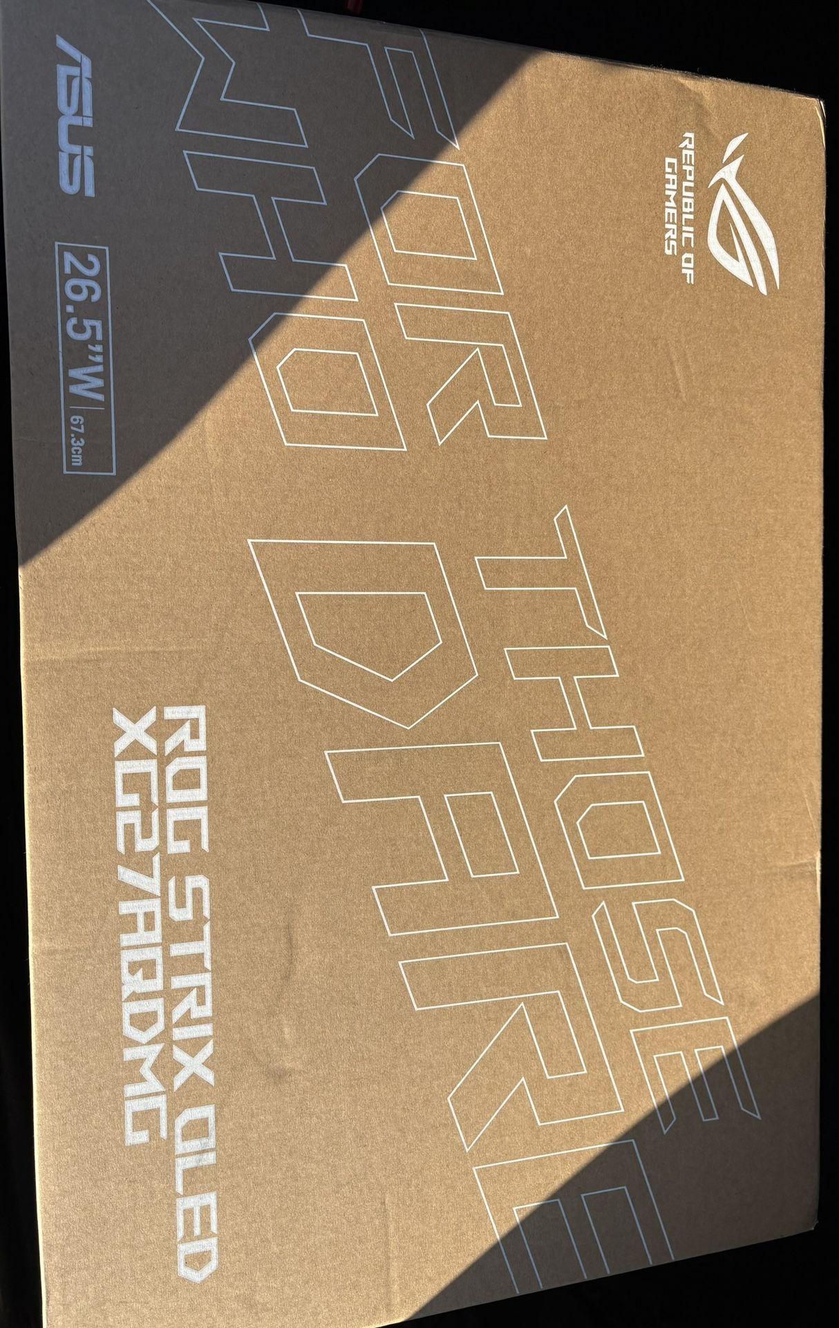 ASUS ROG Strix OLED XG27AQDMG gaming monitor ― 27-inch (26.5-inch viewable)