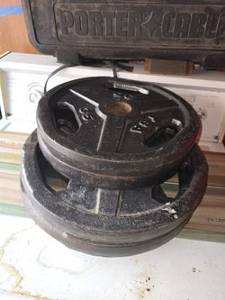 For sale weight set and bench