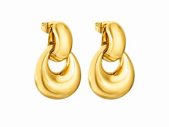 Stainless Steel Drop Earrings