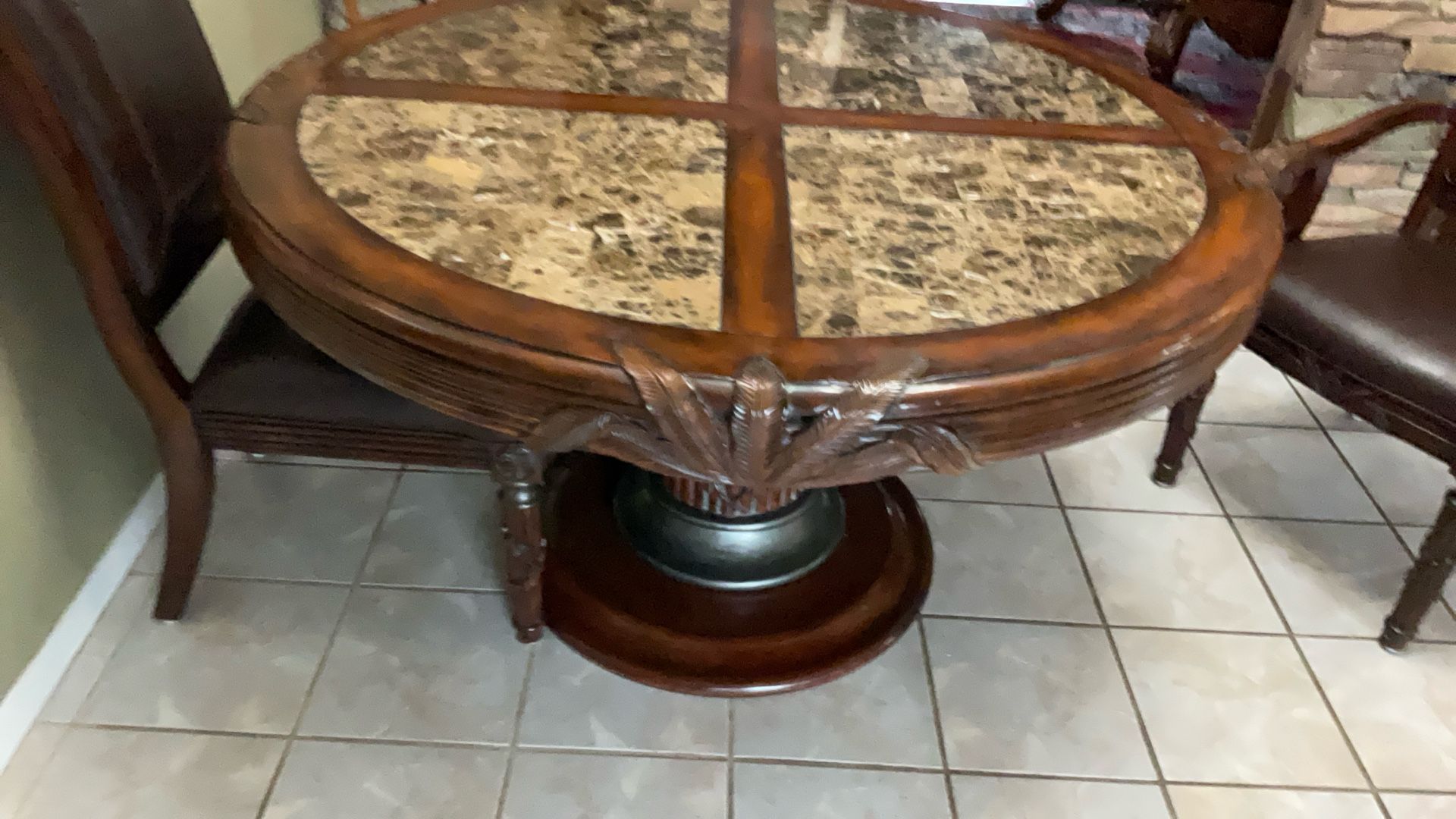 Beautiful table with four chairs