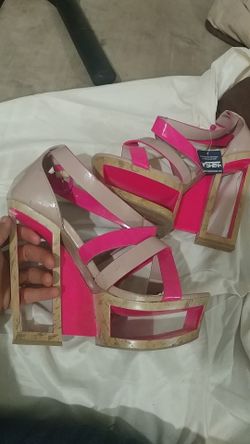 Pink heels