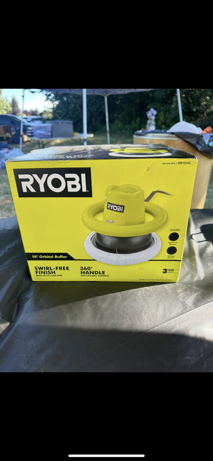 Ryobi 10" Orbital Buffer