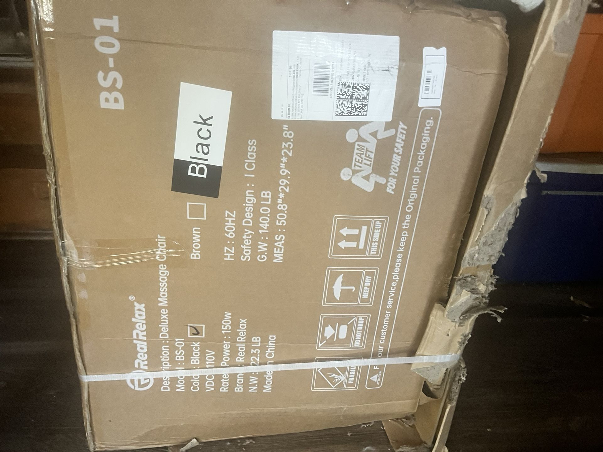 Real Relax Bs-01 Massage Chair
