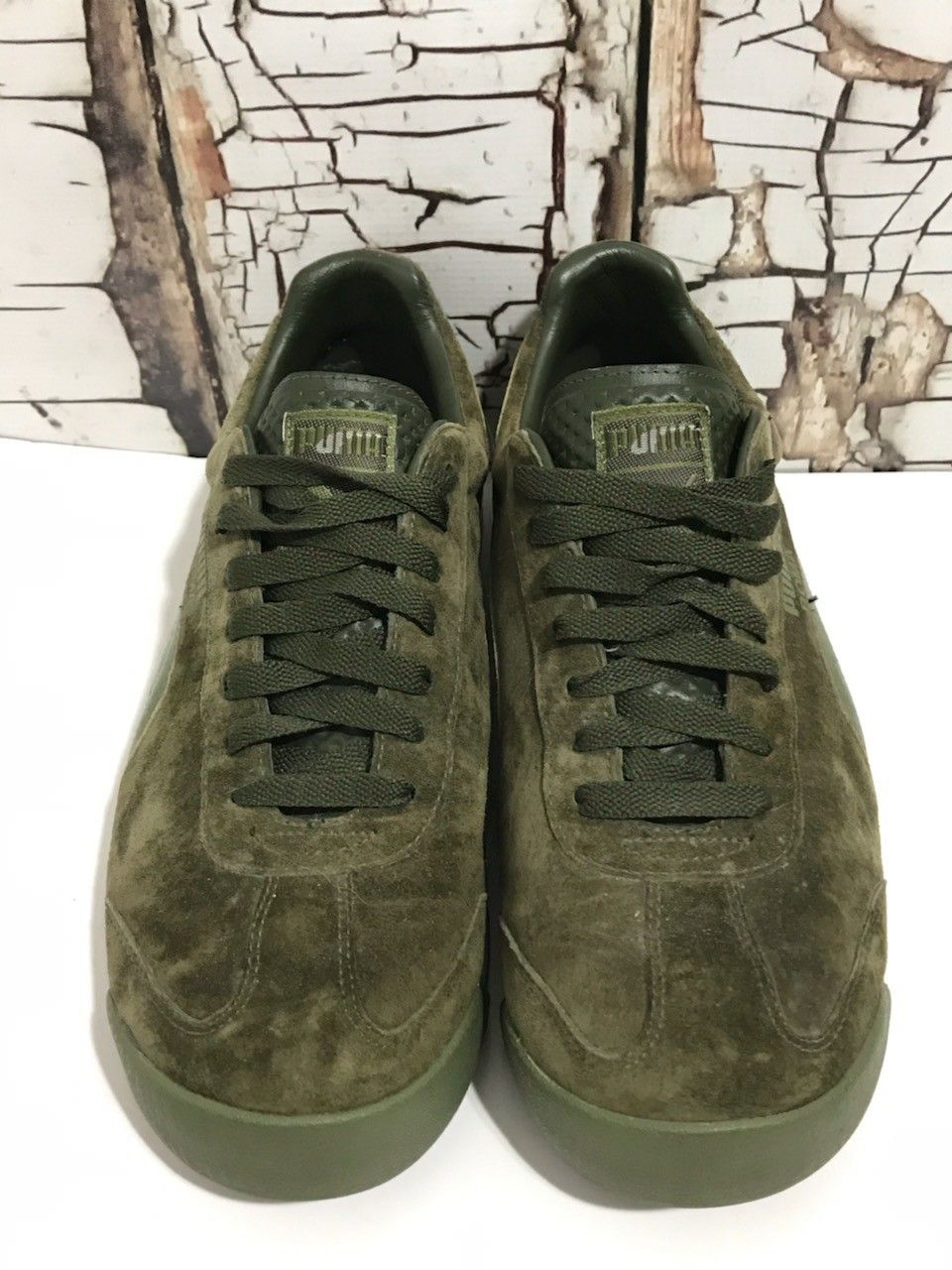 Puma Roma Olive Green 9 and Half