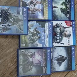 PS4 games ..