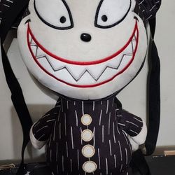 Nightmare Before Christmas Vampire Teddy Bear Plush Backpack 