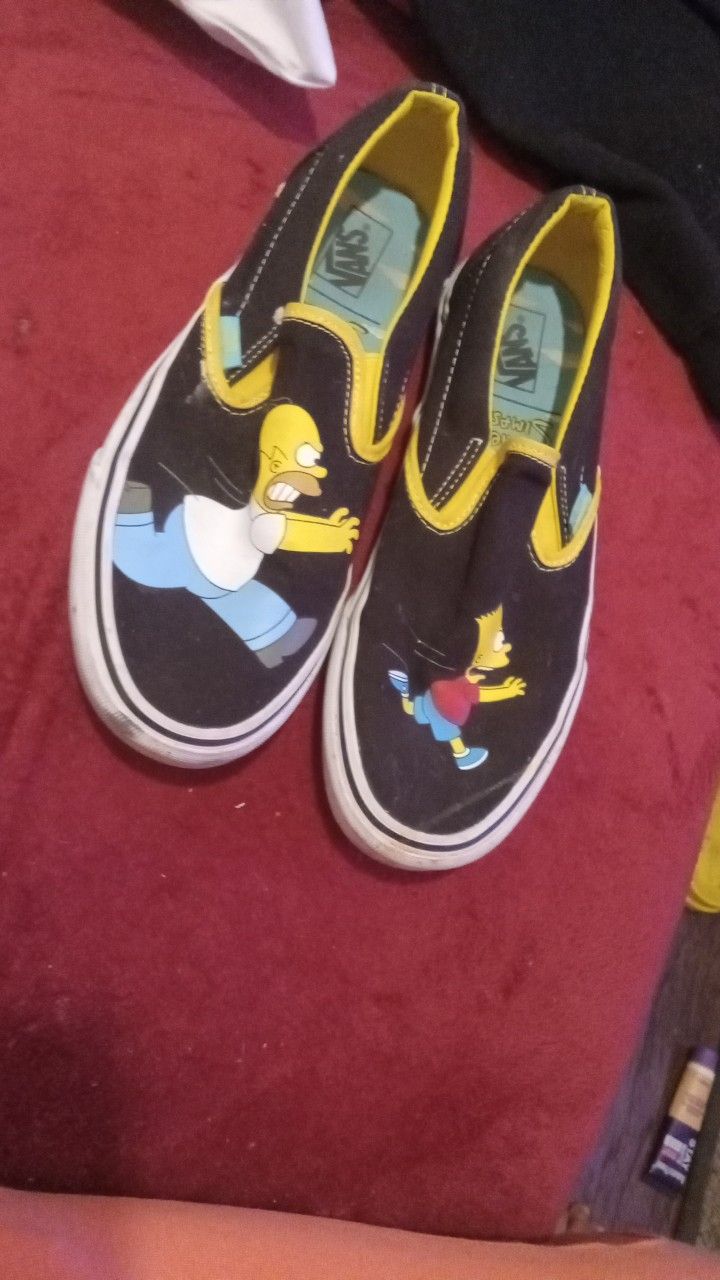 Bart Simpson Vans Shoes