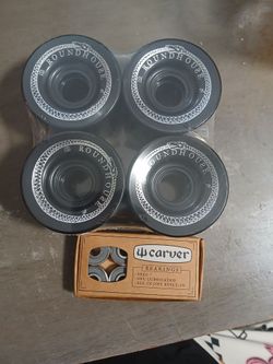 Carver Longboard Wheels and Bearings Set