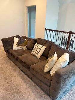 Brown sofa