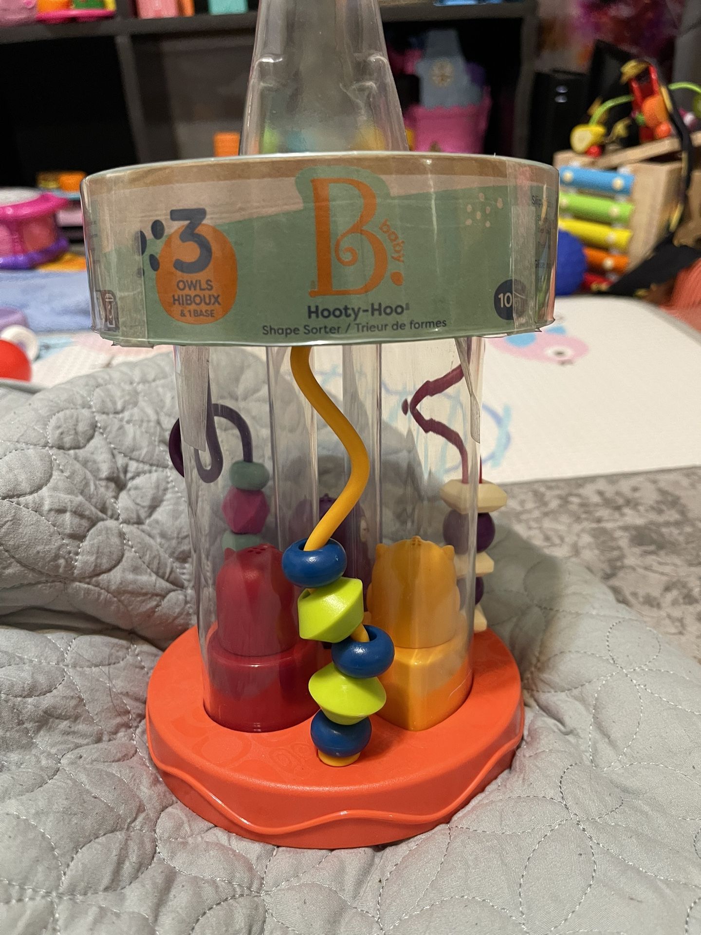 B toys Owl Shape Sorter Toy 