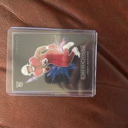 2024 Panini Obsidian Trey Benson Color Blast SSP Rookie Card
