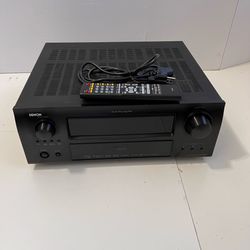 Denon AVR-2808CI 7.1 Home Theater Receiver NOT WORKING Parts/Repair Burned Out w/ Remote