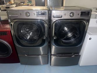 29ā MEGA capacity LG washer and electric dryer 5.2/9.0