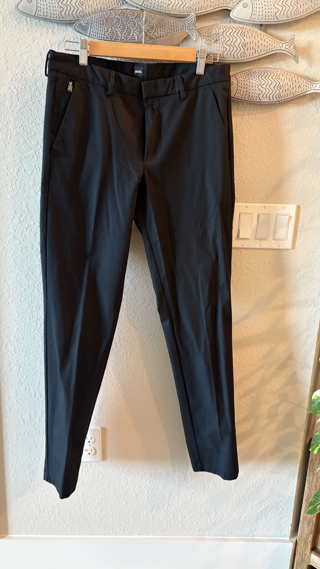 Hugo Boss Men' Slim Fit Pants Size 30r, New - Main Image