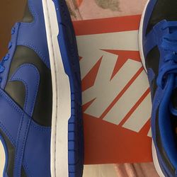 Nike Dunks mens Sz 9 Royal Blue And Black