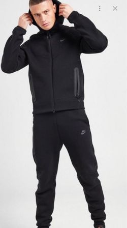 nike tech large all black