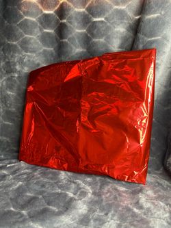 Large Red Heart Foil Balloons x2