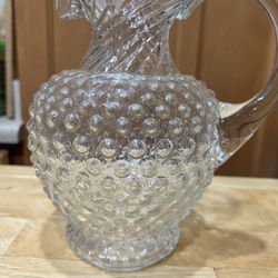 Vintage Tiara Hobnail Pitcher - Indiana Glass