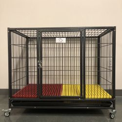 Brand New Heavy Duty 37” Stackable Dog Cage With Dura Floors 