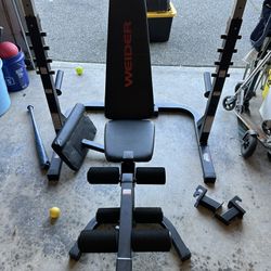 Weider Weight Bench And Rack