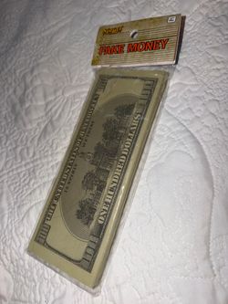 Fake money