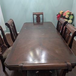 Dining Table and Six Chairs