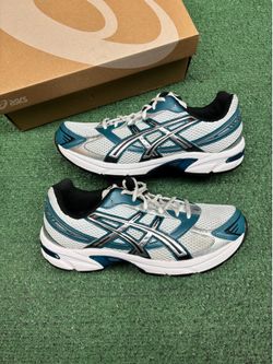 ASIC GEL-1130 WHITE RESTFUL TEAL SIZE 10.5