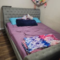 King Upholstered Bed Frame