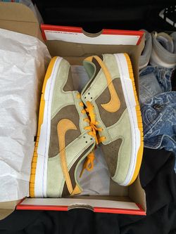 Nike dunk low dusty olive size 8 mens 