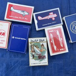 Dozens Of packs Vintage Airline Playing Card 