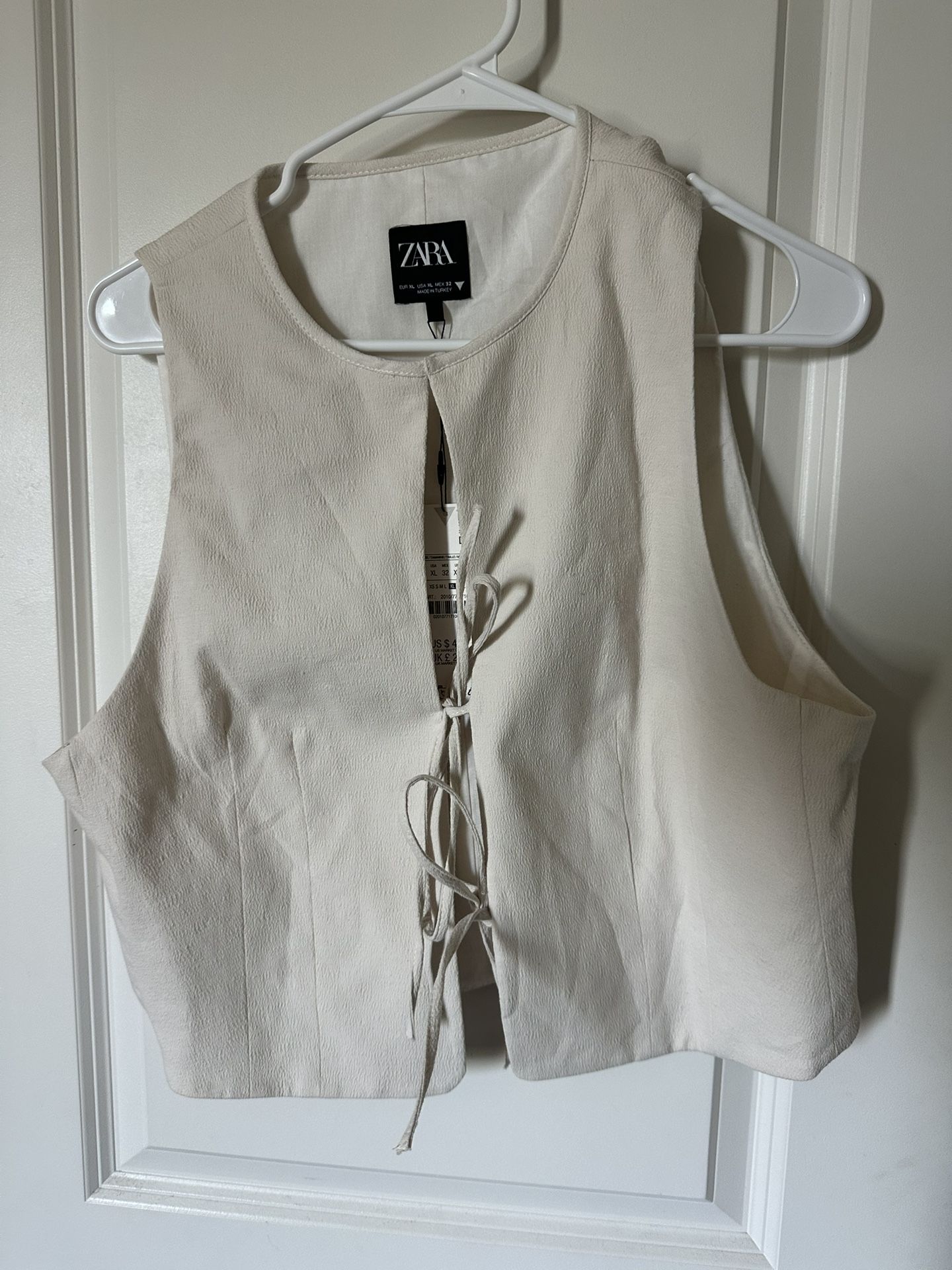 Zara Front Tie Top