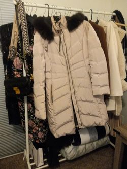 Beige Laundry By Shelli Segal Winter Coat