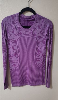 Purple Lululemon Small Long sleeve top
