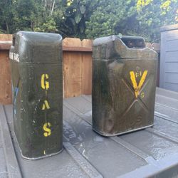 Vintage U.S. Gas Cans 