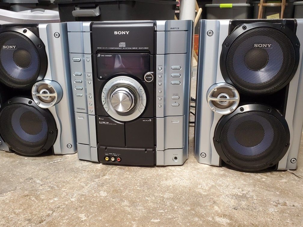 Sony Stereo With Subwoofer
