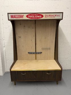 Vintage Mallory Duracell Battery Retail Display Stand