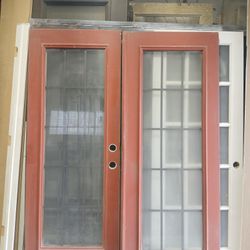Back Patio Double Door 