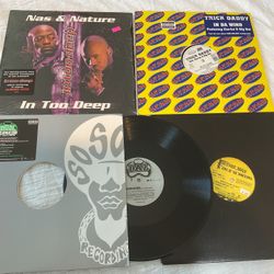 4 Vintage hip hop gangsta Cee lo Weekend Beenie Man Nas Vinyl Rap Records Pickup @ Kempsville library Va Bch or Bingo City Yorktown 