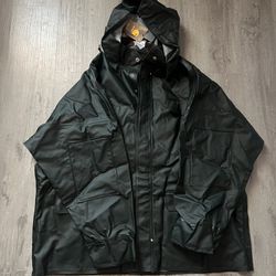 Mens Carhartt Waterproof Rain Jacket XL