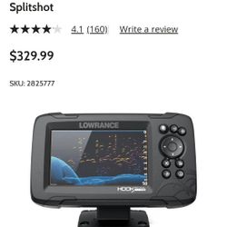 Lowrance HOOK Reveal 5 Fish Finder - 5X Splitshot

