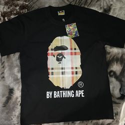 BAPE A Bathing Ape Check by Bathing Tee